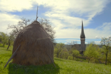 drevený kostolík v obci Plopis